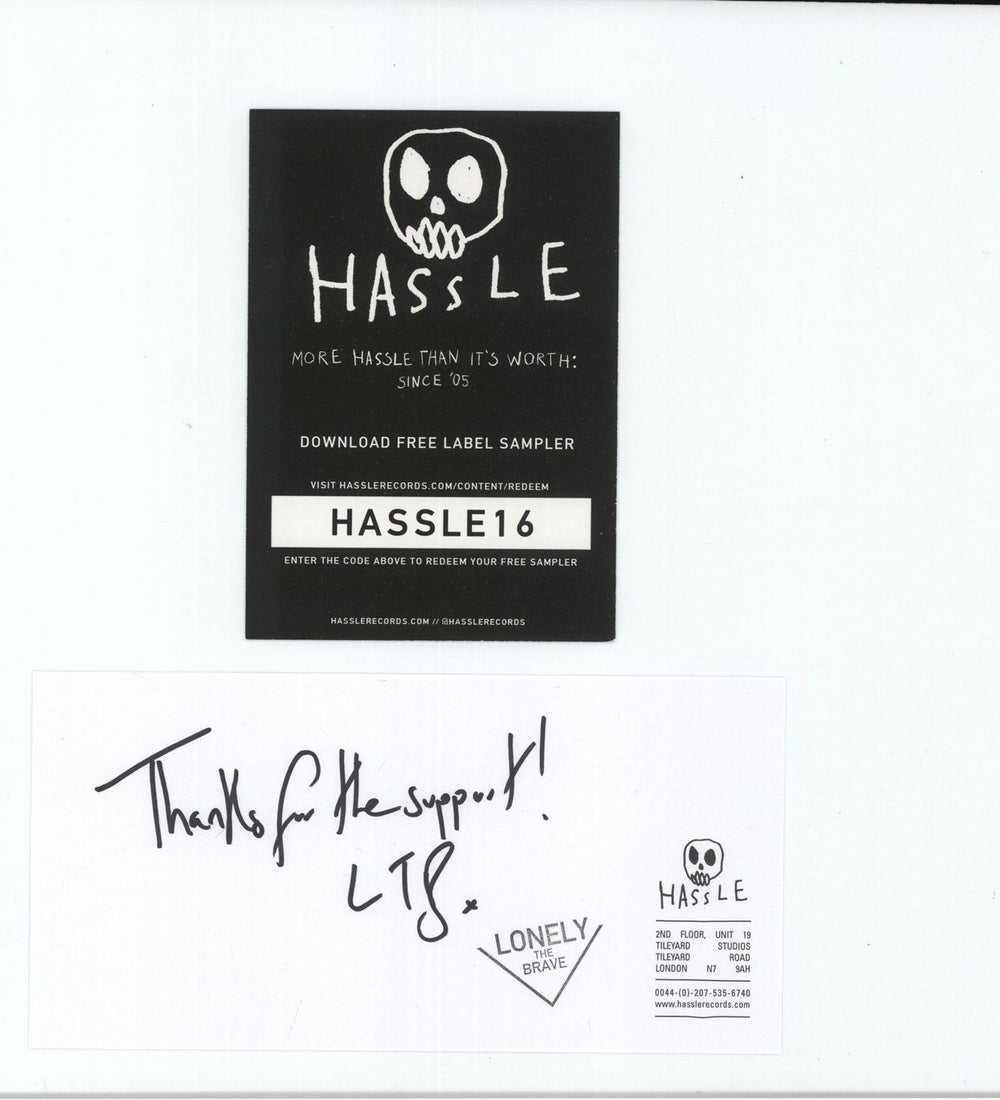 Lonely The Brave Things Will Matter - Bone Vinyl - Sealed UK vinyl LP album (LP record)