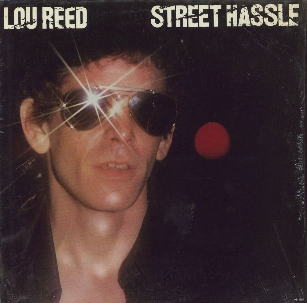 Lou Reed Street Hassle - Import stickered shrink US vinyl LP album (LP record) AB4169