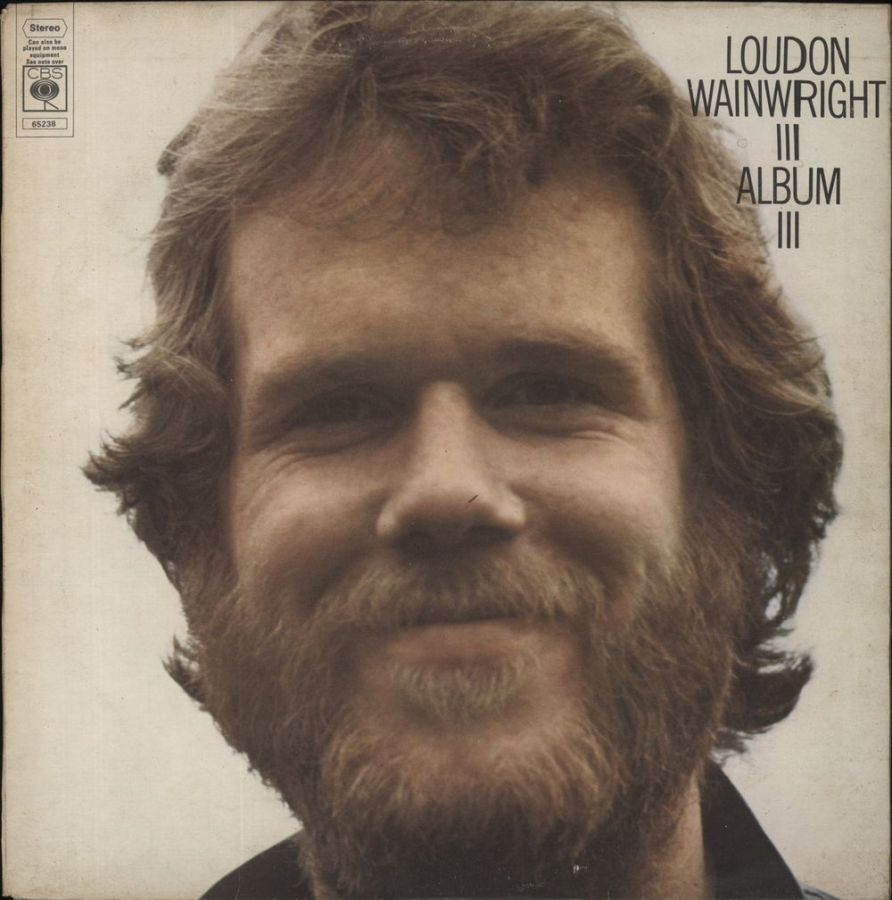 Loudon Wainwright III Album III - EX UK vinyl LP album (LP record) 65238
