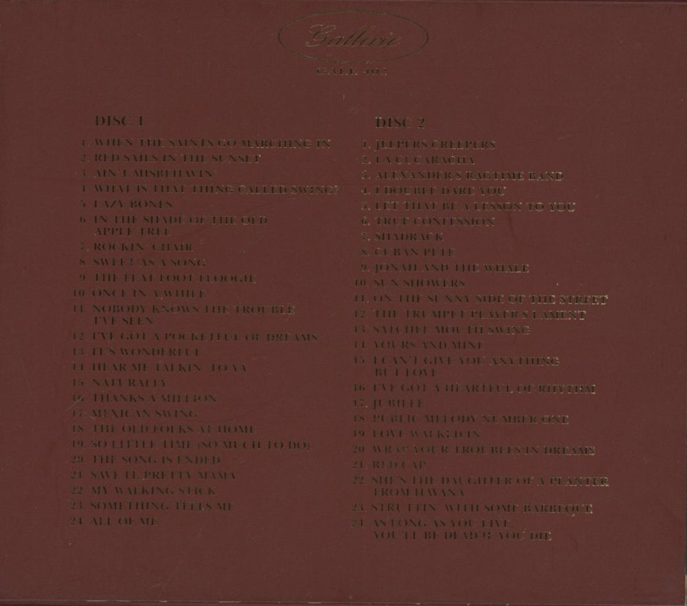 Louis Armstrong A Portrait Of Louis Armstrong UK 2 CD album set (Double CD) 5014797204027