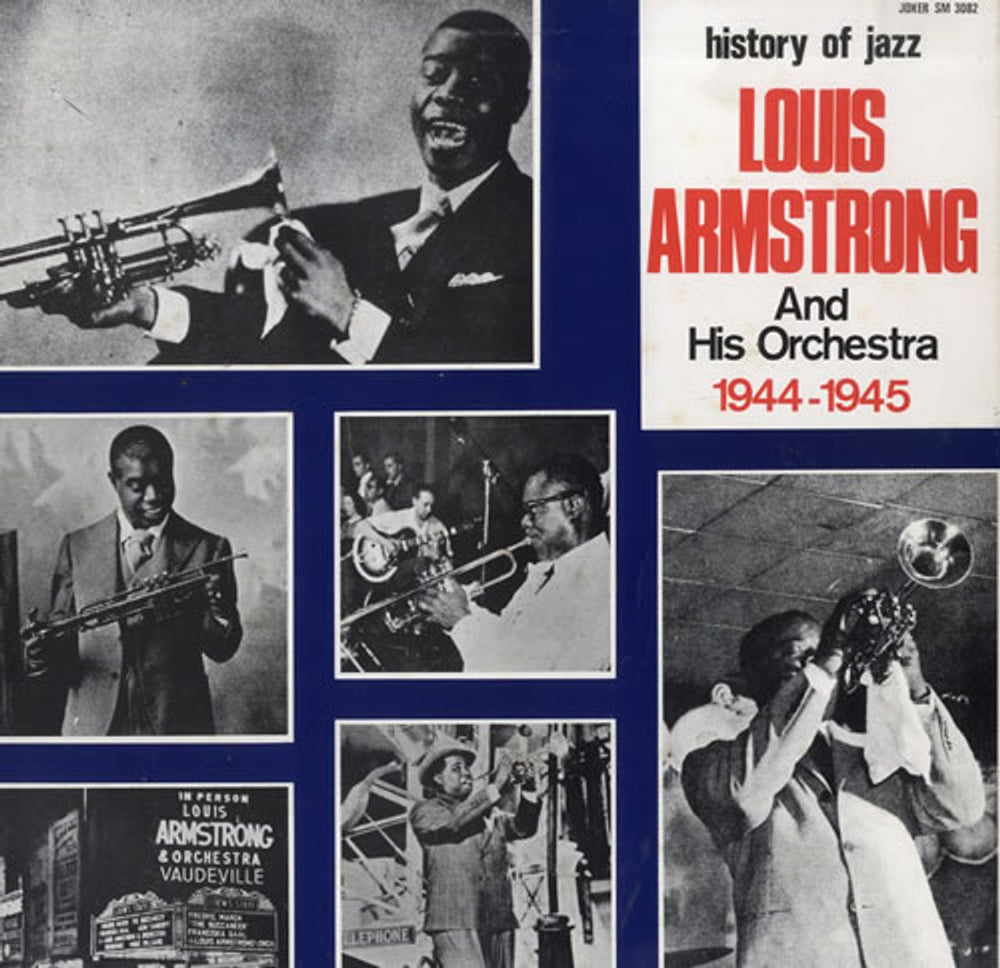 Louis Armstrong Louis Armstrong And His Orchestra 1944-1945 Italian vinyl LP album (LP record) SM3082