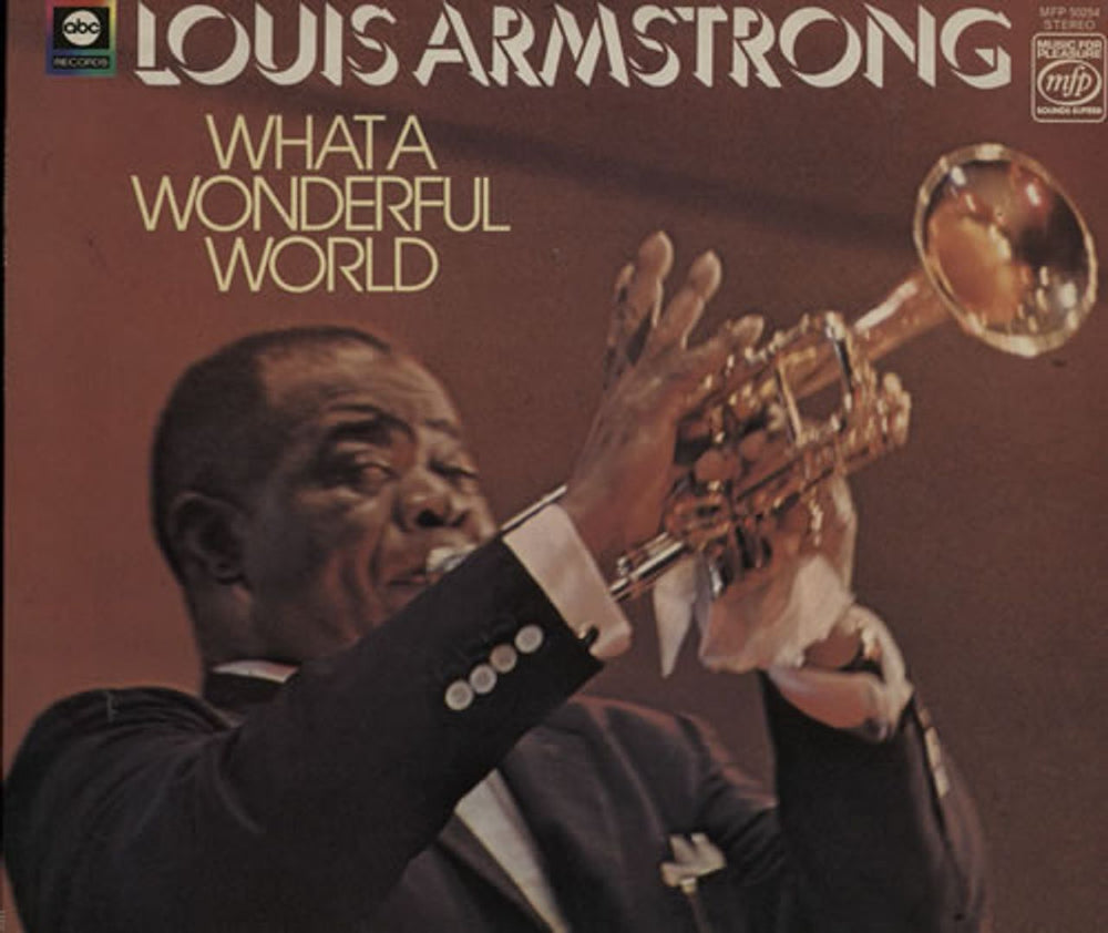 Louis Armstrong What A Wonderful World UK vinyl LP album (LP record) MFP50254