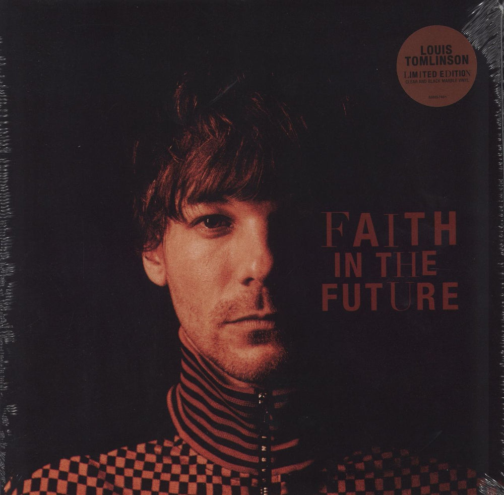 Louis Tomlinson Faith In The Future - Clear & Black Marble Vinyl - Sealed UK vinyl LP album (LP record) 538827431