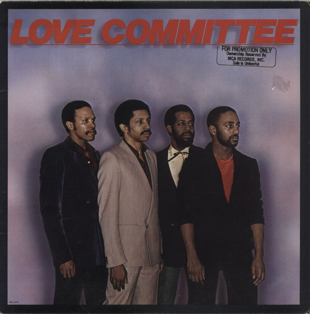 Love Committee Love Committee US vinyl LP album (LP record) MCA3233