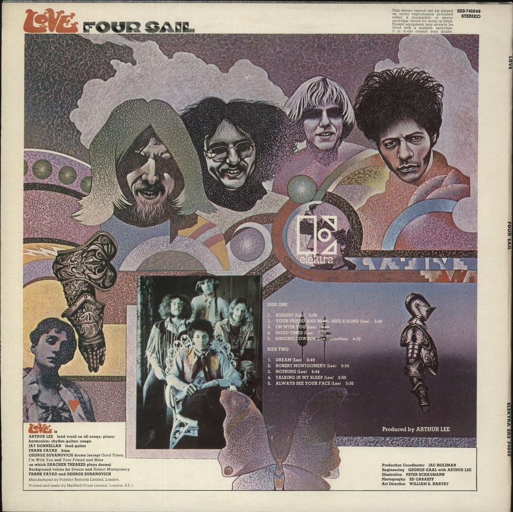 Love Four Sail - EX UK vinyl LP album (LP record)