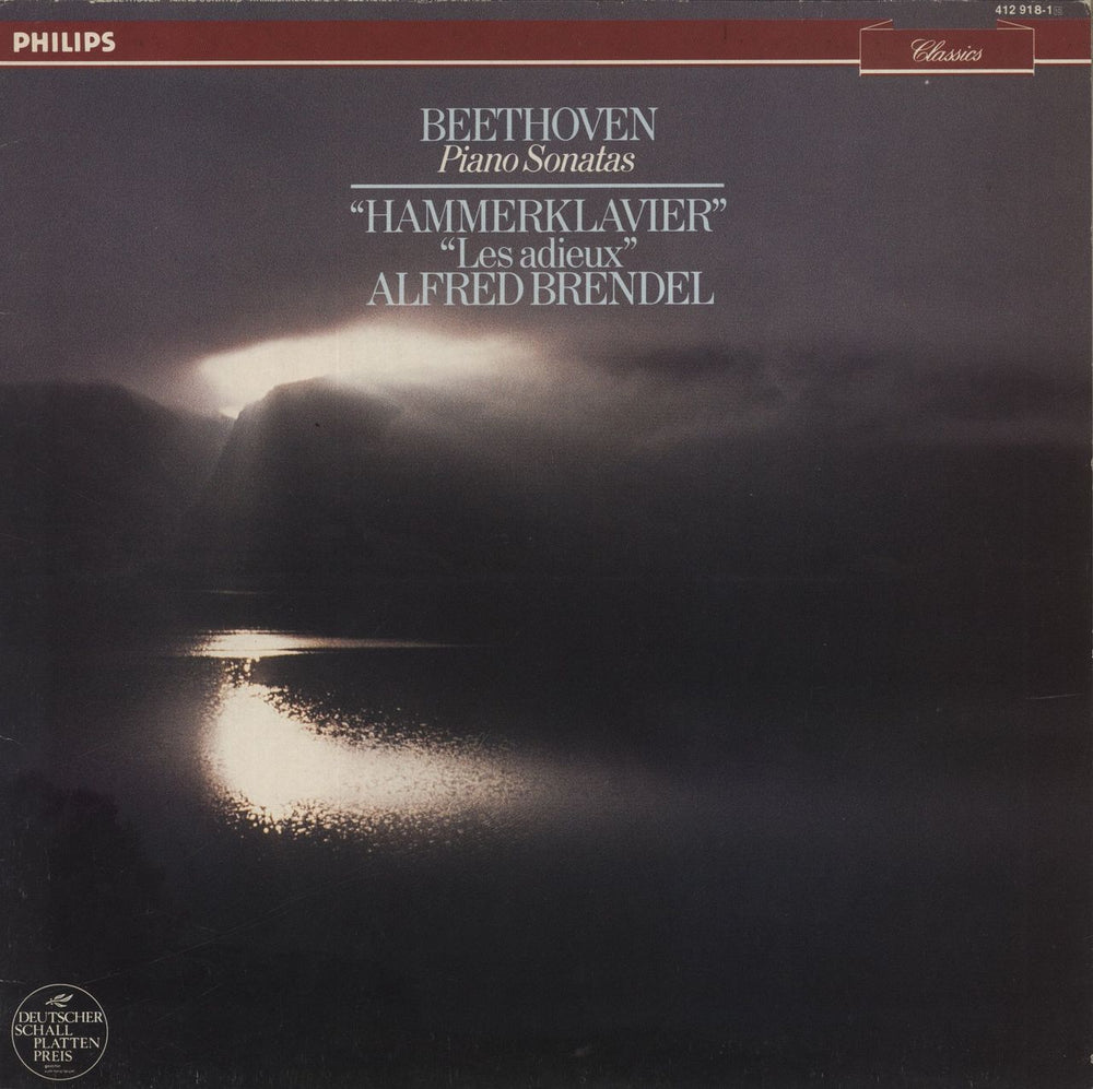 Ludwig Van Beethoven Beethoven Piano Sonatas "Hammerklavier" - "Les Adieux" Dutch vinyl LP album (LP record) 412918-1