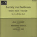 Ludwig Van Beethoven Beethoven: String Trios · Volume 1 UK vinyl LP album (LP record) CLP1765