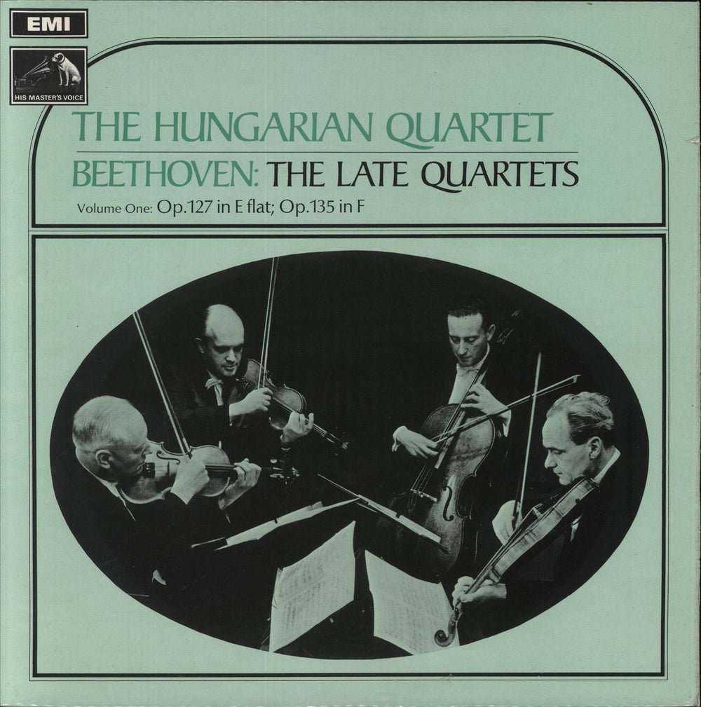 Ludwig Van Beethoven Beethoven: The Late Quartets Volume One: Op. 127 In E Flat; Op. 135 In F UK vinyl LP album (LP record) HQS1177