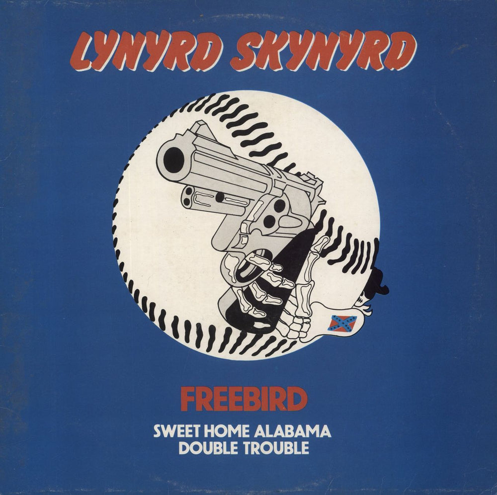 Lynyrd Skynyrd Freebird + Picture Sleeve - Blue Label UK 12" vinyl single (12 inch record / Maxi-single) MCAT251