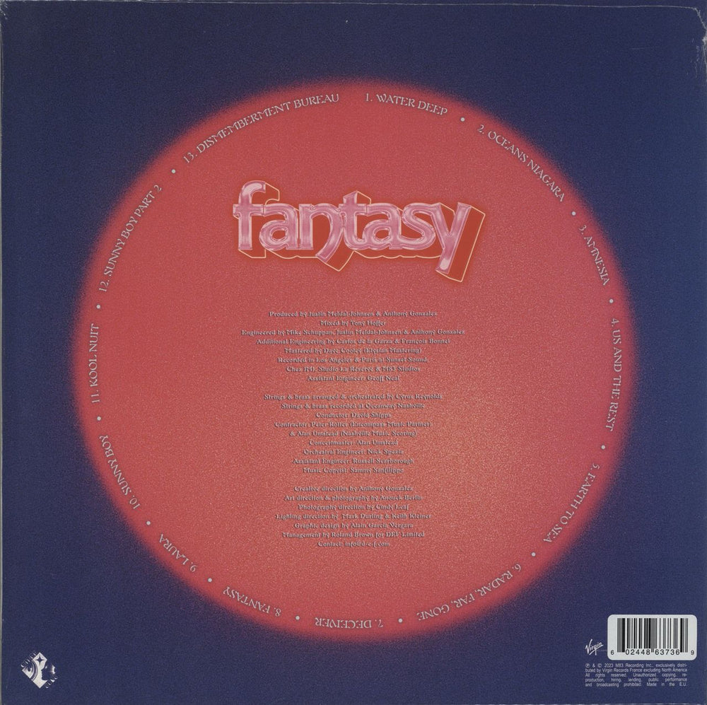 M83 Fantasy -  Pink Marble Vinyl - Sealed UK 2-LP vinyl record set (Double LP Album) 602448637369