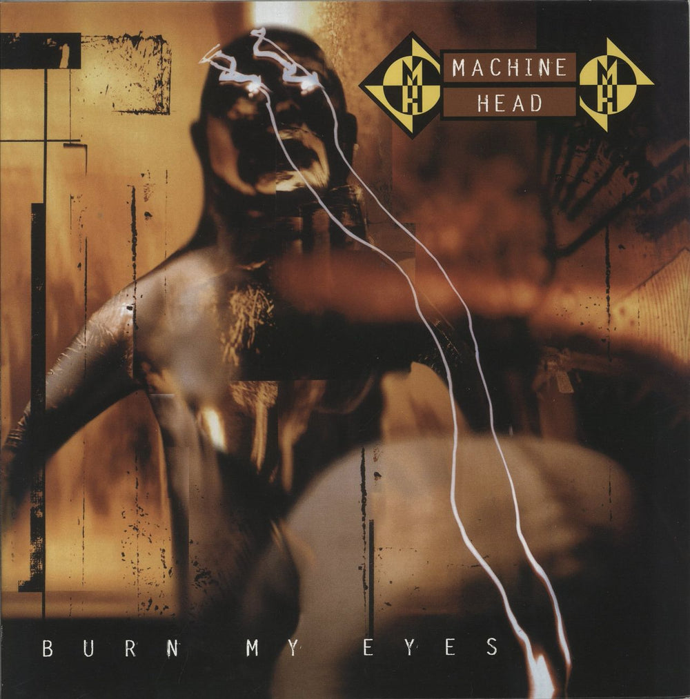 Machine Head Burn My Eyes - 180gm Gold/Orange Vinyl US 2-LP vinyl record set (Double LP Album) ROGV-107