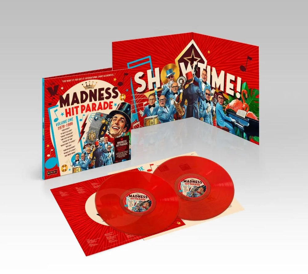 Madness Hit Parade | Volume One 1979-1986 - Translucent Red Vinyl - Sealed UK 2-LP vinyl record set (Double LP Album) WVMM034LP