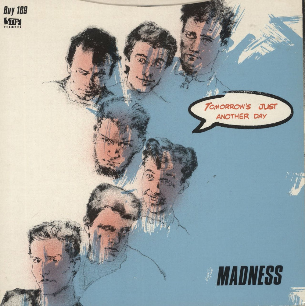 Madness Tomorrow's [Just Another Day] - Reversed Sleeve UK 7" vinyl single (7 inch record / 45)