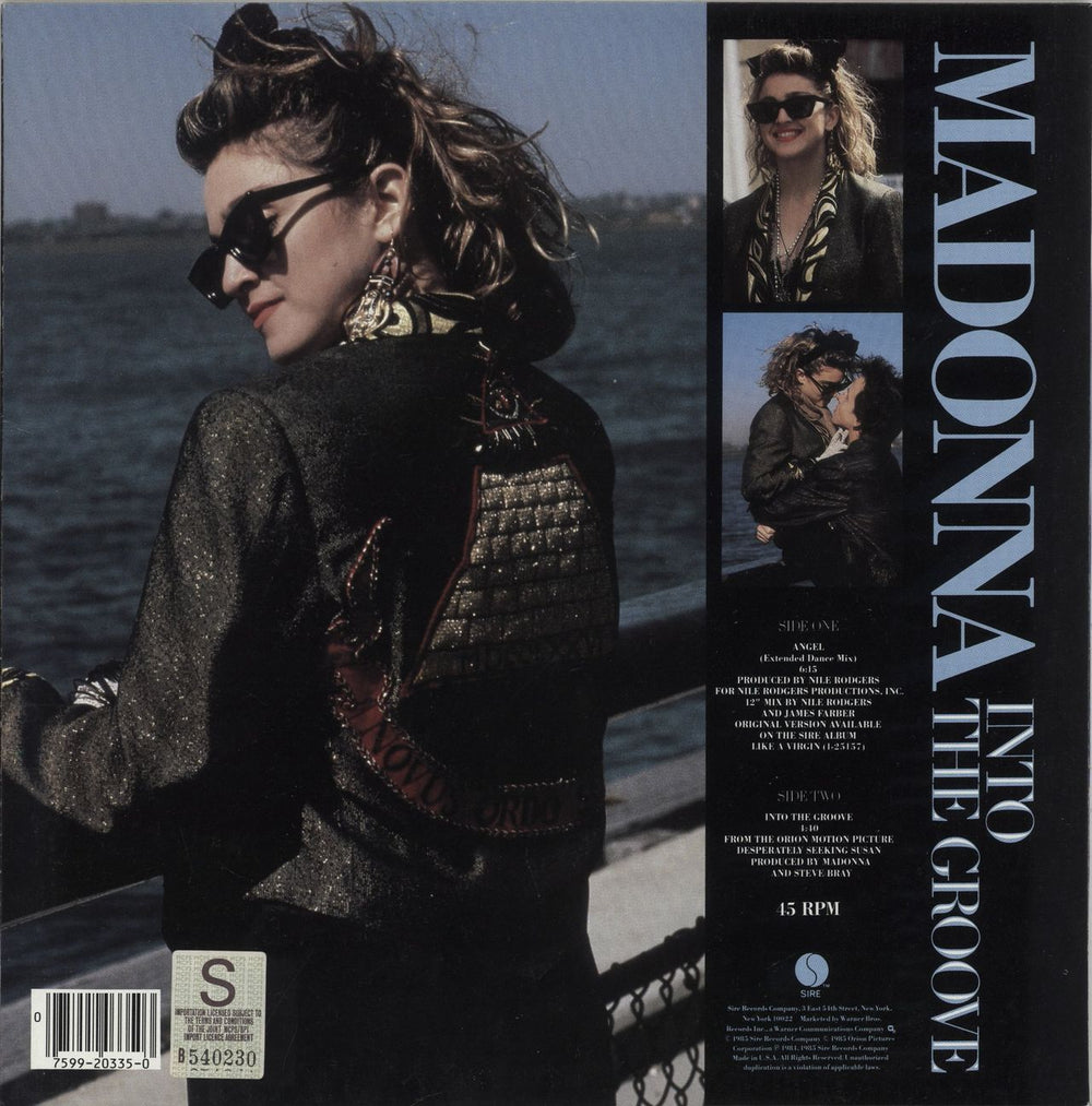 Madonna Angel US 12" vinyl single (12 inch record / Maxi-single) 075992033503