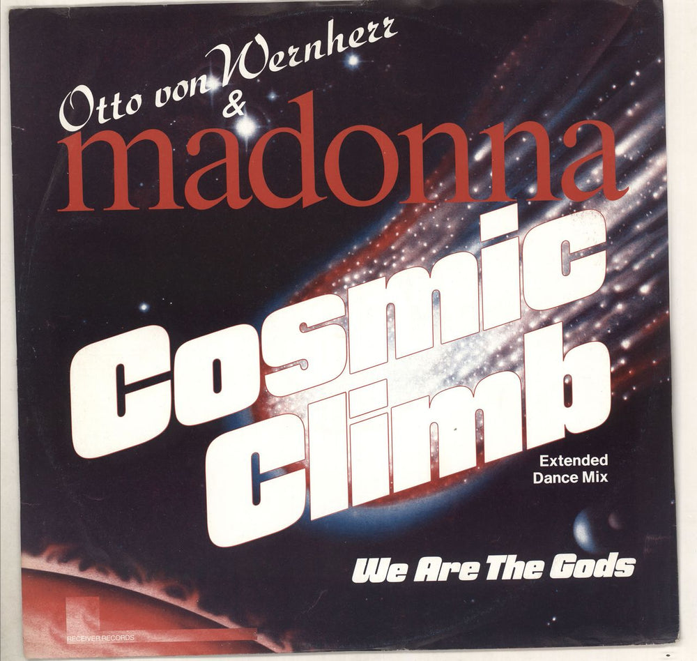 Madonna Cosmic Climb - Comet Sleeve UK 12" vinyl single (12 inch record / Maxi-single) REPLAY3000