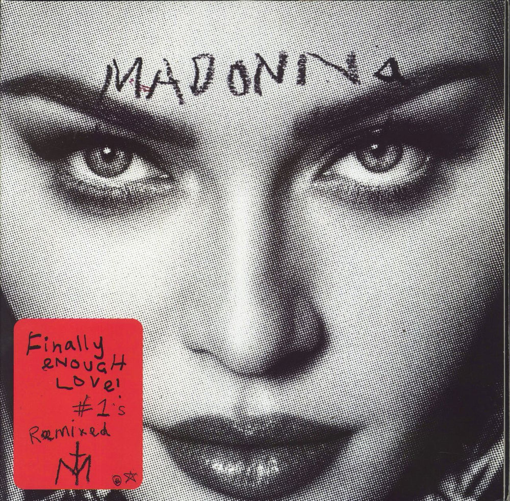 Madonna Finally Enough Love - Red Vinyl UK 2-LP vinyl record set (Double LP Album) R1695110