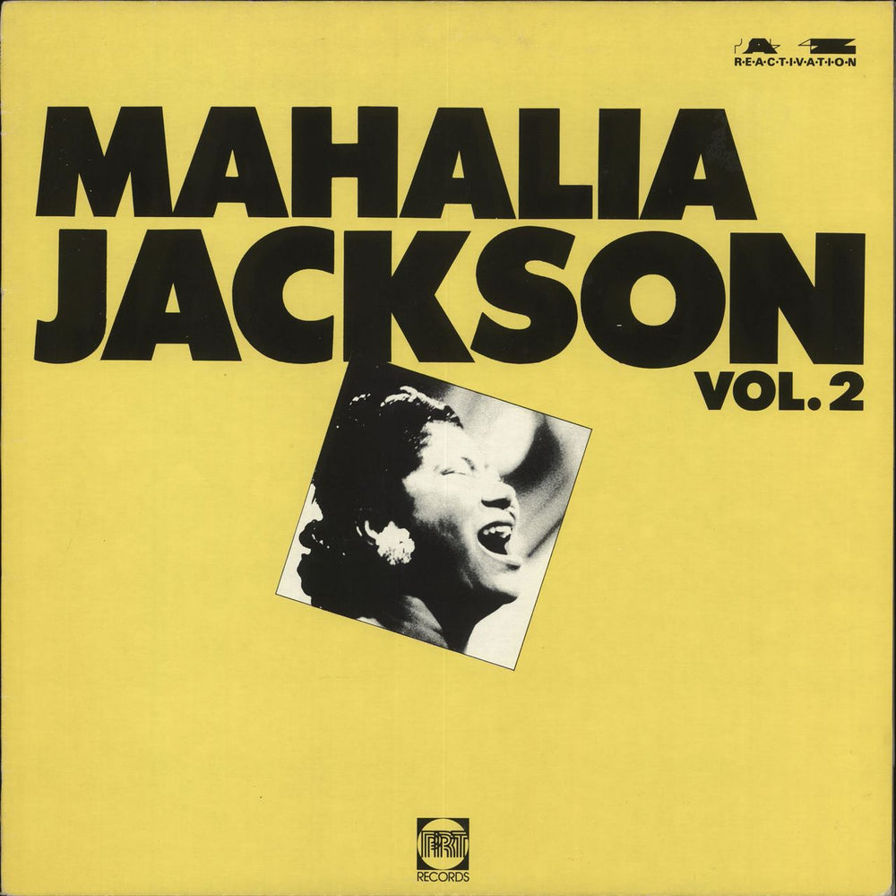 Mahalia Jackson Mahalia Jackson Volume 2 UK vinyl LP album (LP record) JR134