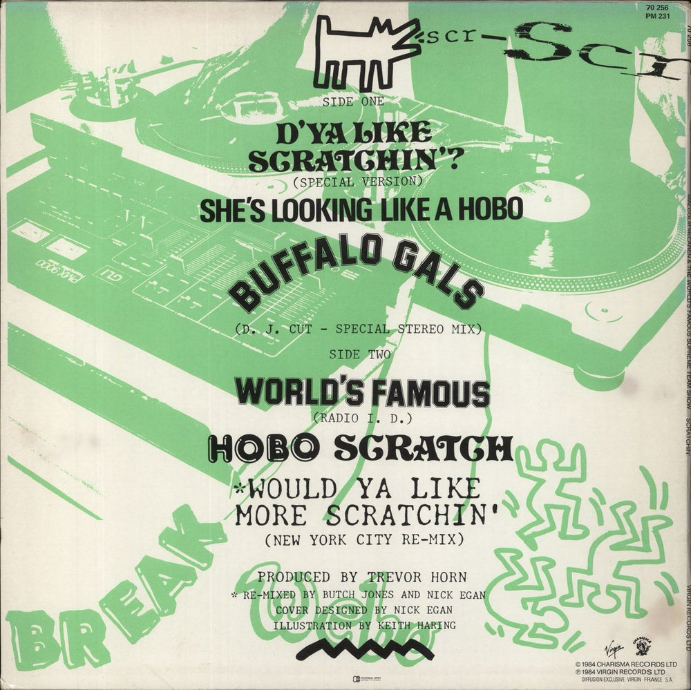 Malcolm McLaren D'ya Like Scatchin'? - Special Version French 12" vinyl single (12 inch record / Maxi-single)