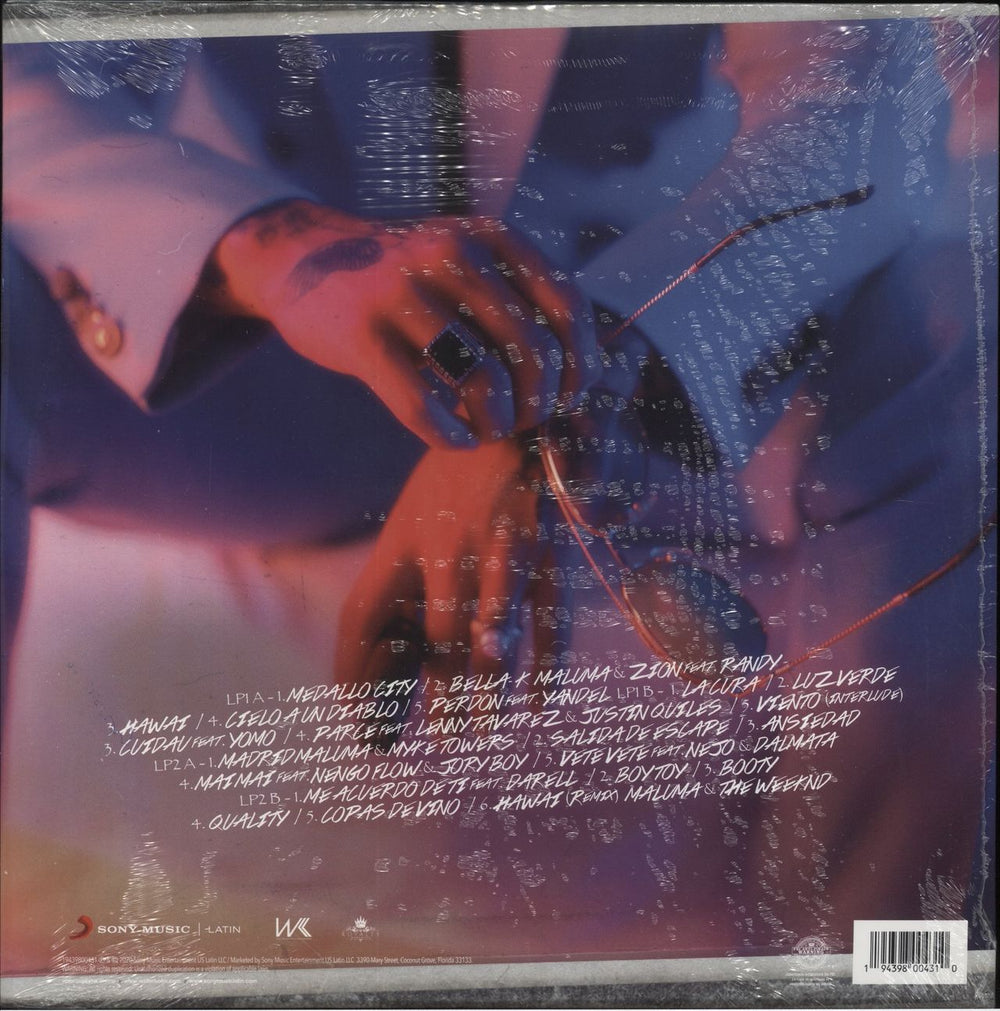 Maluma Papi Juancho - Pink Vinyl - Sealed US 2-LP vinyl record set (Double LP Album) 194398004310