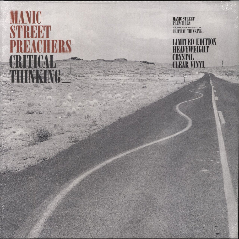 Manic Street Preachers Critical Thinking - Crystal Clear Vinyl - Sealed UK vinyl LP album (LP record) 19802859361