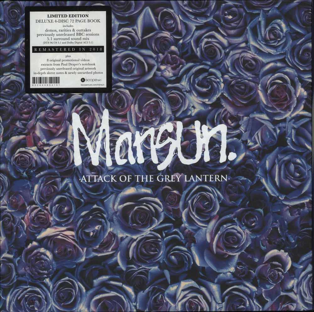 Mansun Attack Of The Grey Lantern - Limited Edition Book UK 4-CD album set KSCOPE541