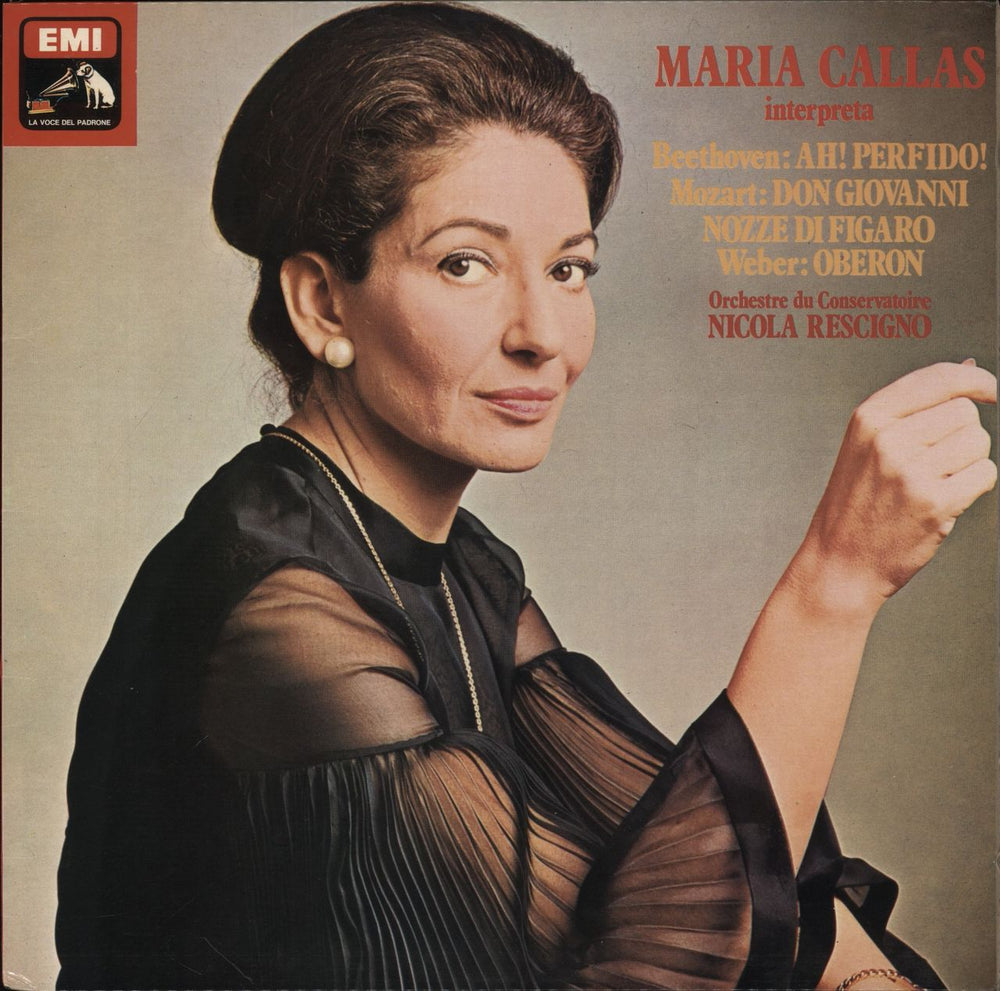 Maria Callas Interpreta Beethoven, Mozart, Weber Italian vinyl LP album (LP record) 3C065-01360