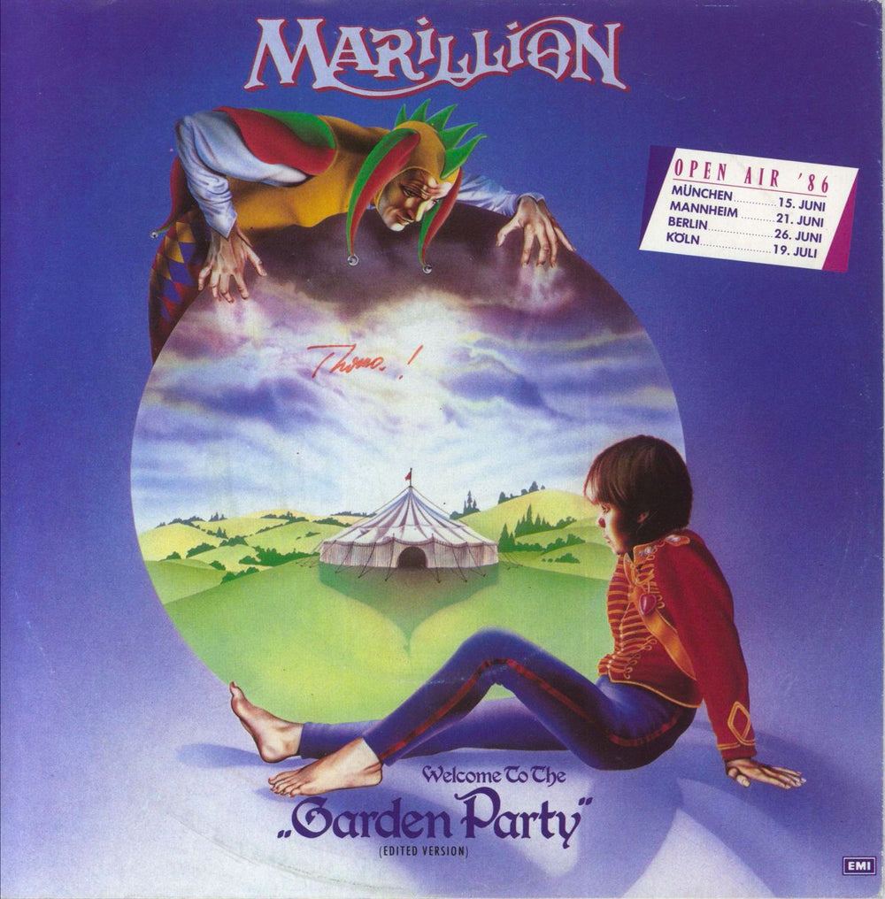 Marillion Garden Party German 7" vinyl single (7 inch record / 45) 1C006-201189-7