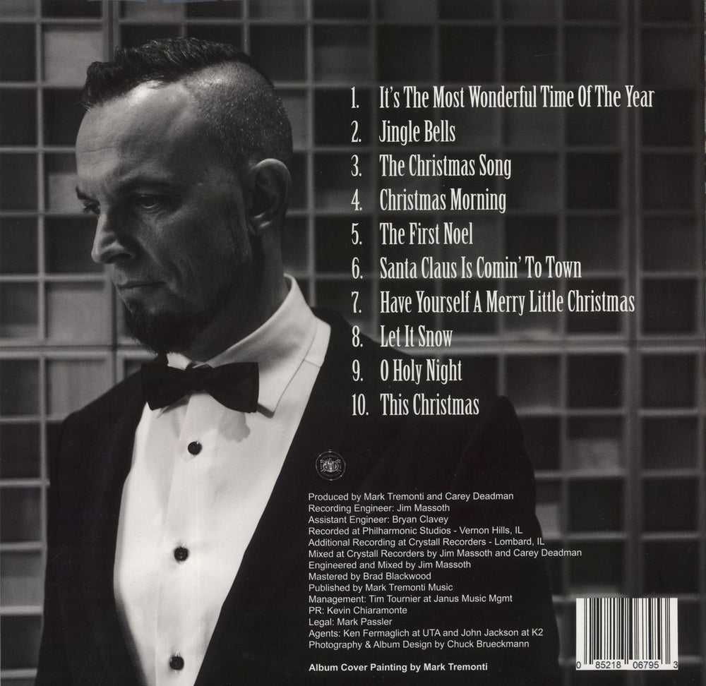 Mark Tremonti Merry Christmas: Christmas Classics New & Old - Clear With Green, Red & White Splatter Vinyl US vinyl LP album (LP record) 085218067953