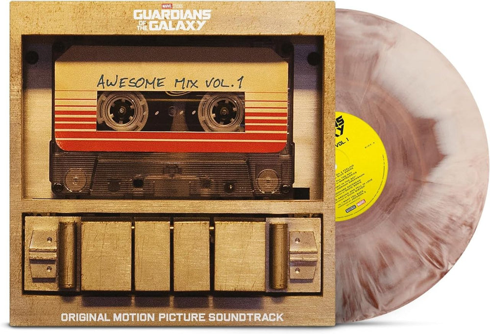 Marvel Guardians Of The Galaxy: Awesome Mix Vol. 1 - Dust Storm Vinyl - Sealed UK vinyl LP album (LP record) 00050087540272