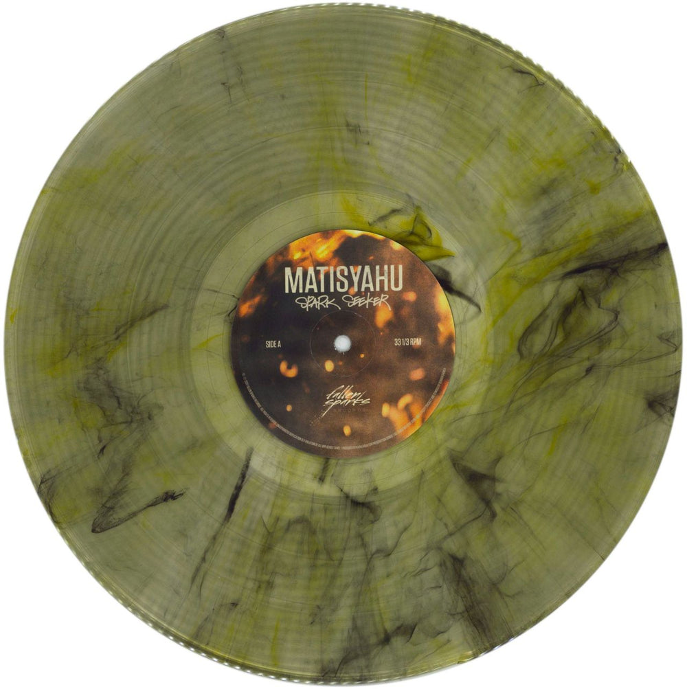 Matisyahu Spark Seeker - Clear Yellow & Black Marbled Vinyl US 2-LP vinyl record set (Double LP Album) MU92LSP852482