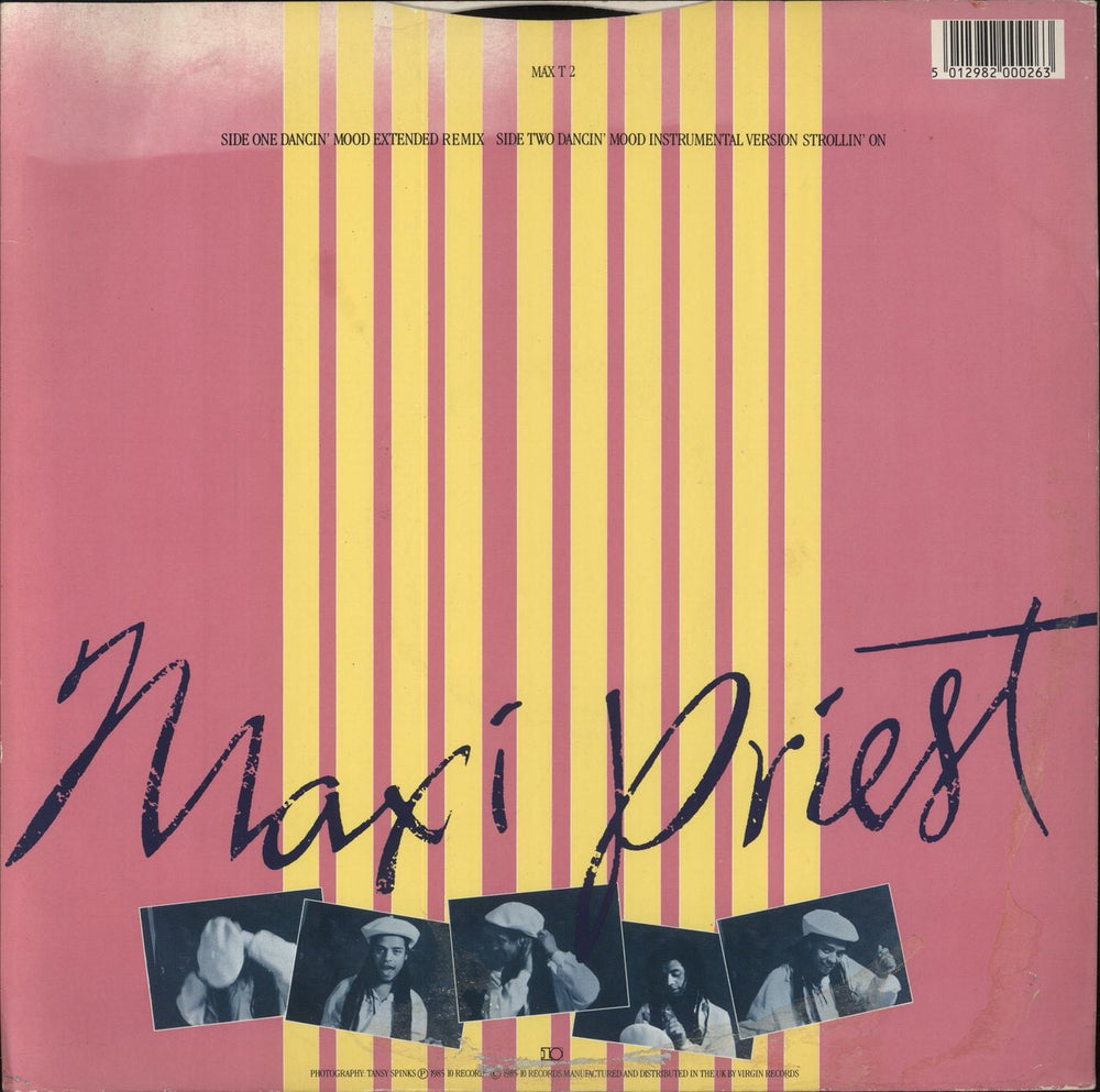 Maxi Priest Dancin' Mood UK 12" vinyl single (12 inch record / Maxi-single) 5012982000263