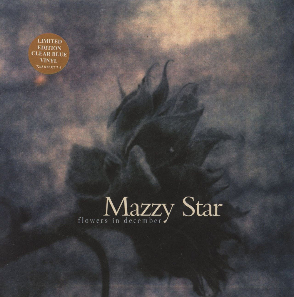 Mazzy Star Flowers In December - Blue Vinyl UK 7" vinyl single (7 inch record / 45) CL781