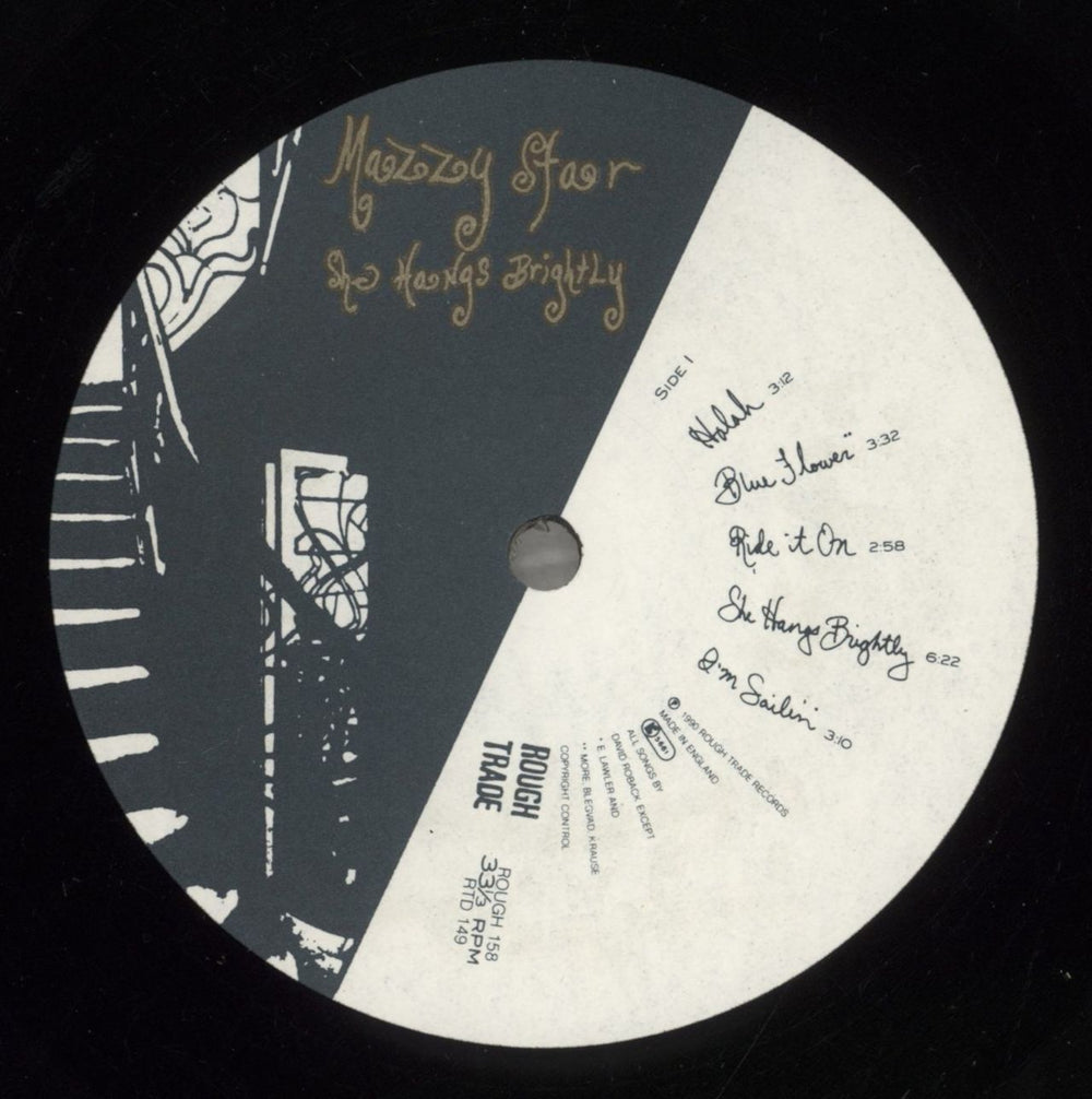 Mazzy Star She Hangs Brightly - EX UK vinyl LP album (LP record) MZZLPSH777227