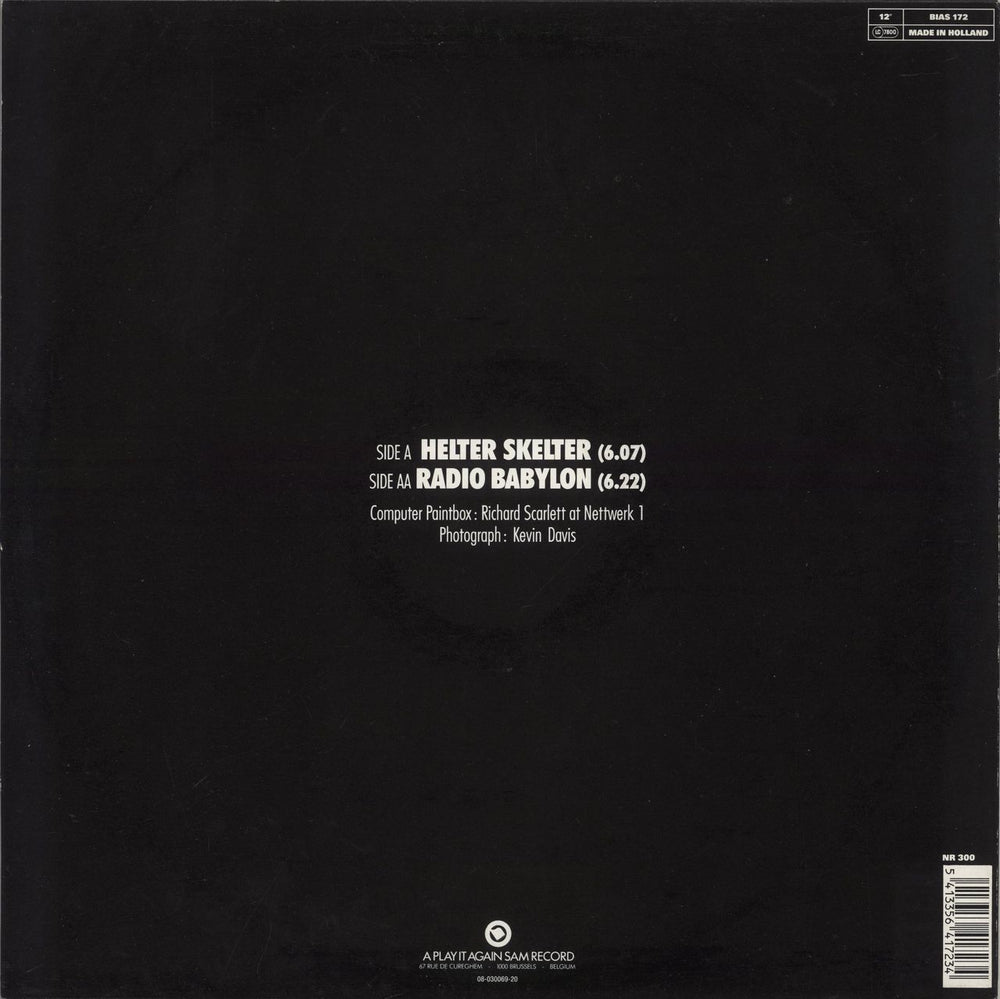 Meat Beat Manifesto Helter Skelter / Radio Babylon Dutch 12" vinyl single (12 inch record / Maxi-single) 5413356417234