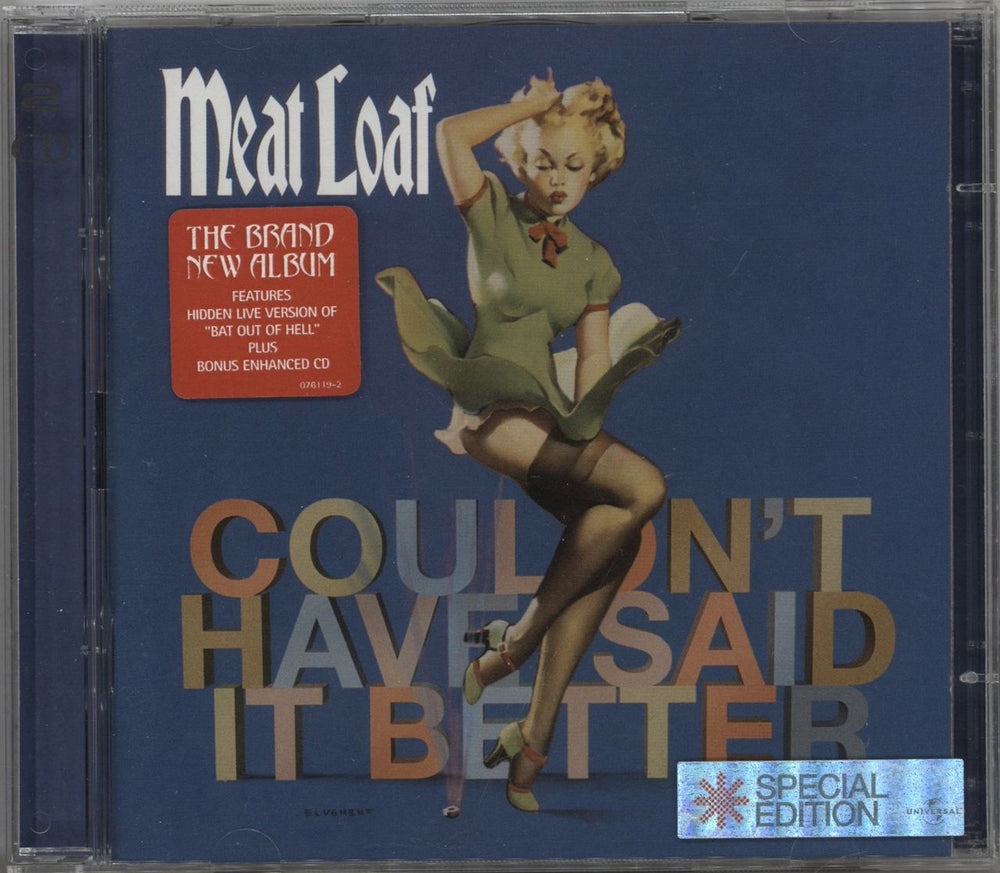 Meat Loaf Couldn't Have Said It Better [Myself] UK 2 CD album set (Double CD) 761192