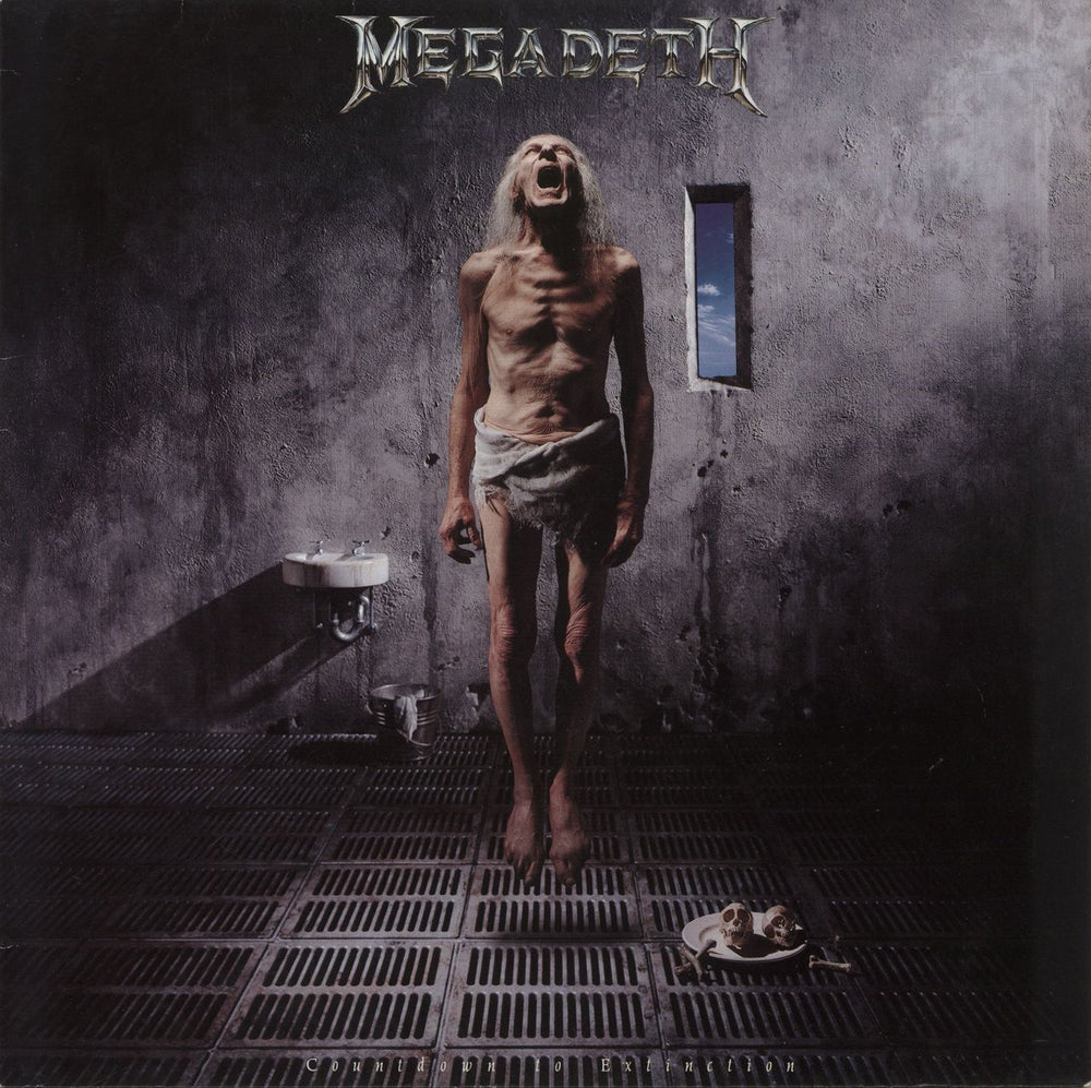 Megadeth Countdown To Extinction UK vinyl LP album (LP record) ESTU2175
