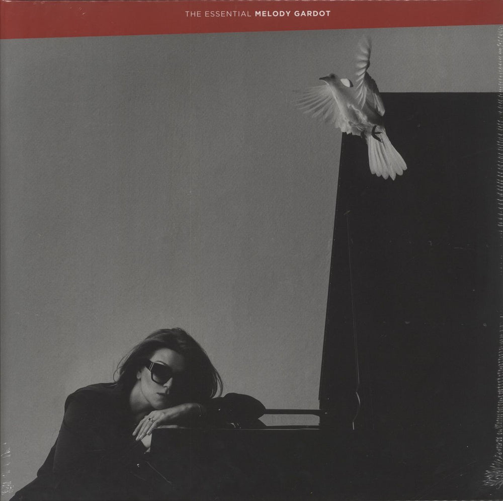 Melody Gardot The Essential -  Black & White Spaltter Vinyl + Autographed Print German 2-LP vinyl record set (Double LP Album) 6558097