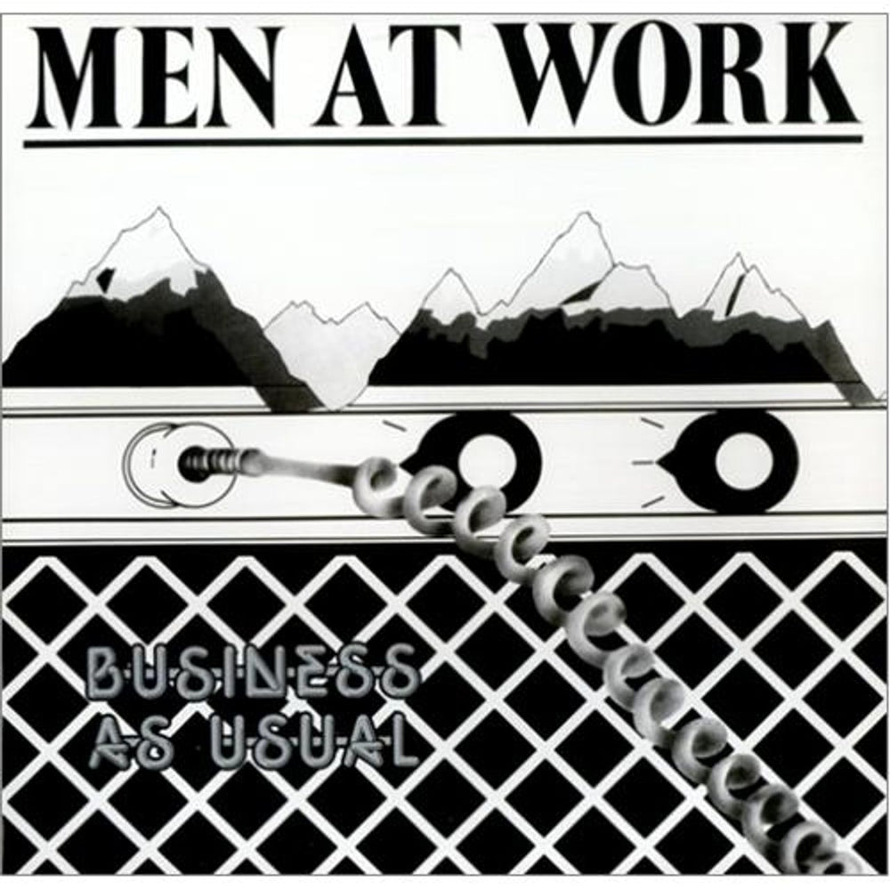 Men At Work Business As Usual Australian vinyl LP album (LP record) SBP237700