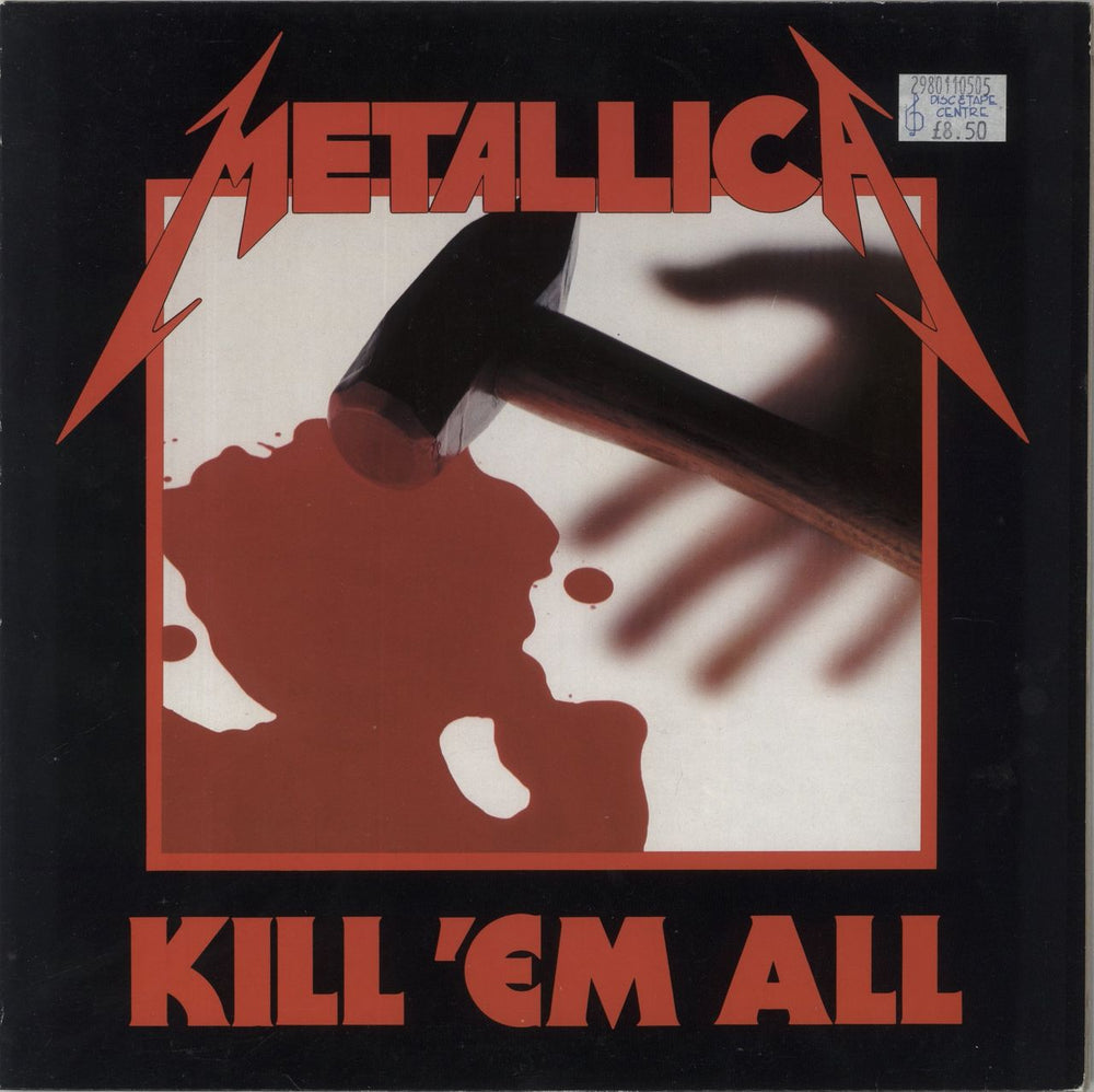 Metallica Kill 'Em All - Spaceship UK vinyl LP album (LP record) 838142-1