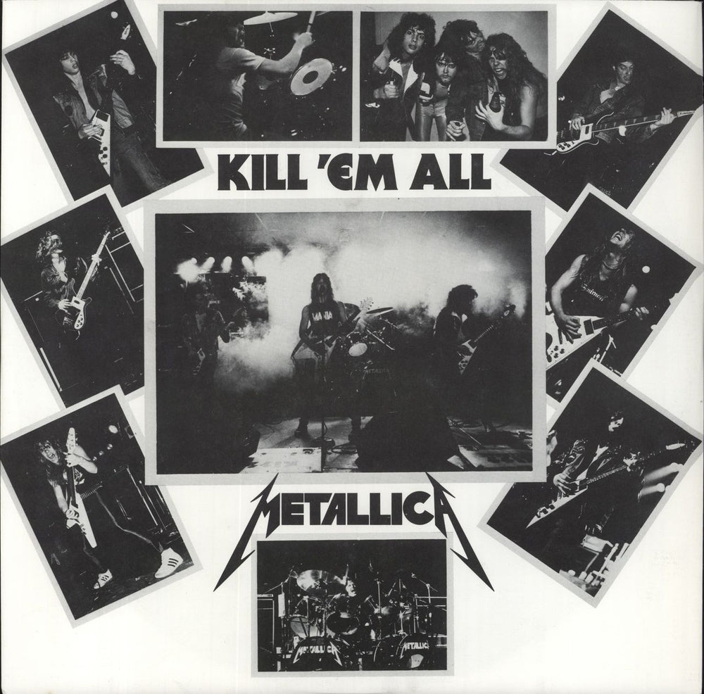 Metallica Kill 'Em All - Spaceship UK vinyl LP album (LP record)