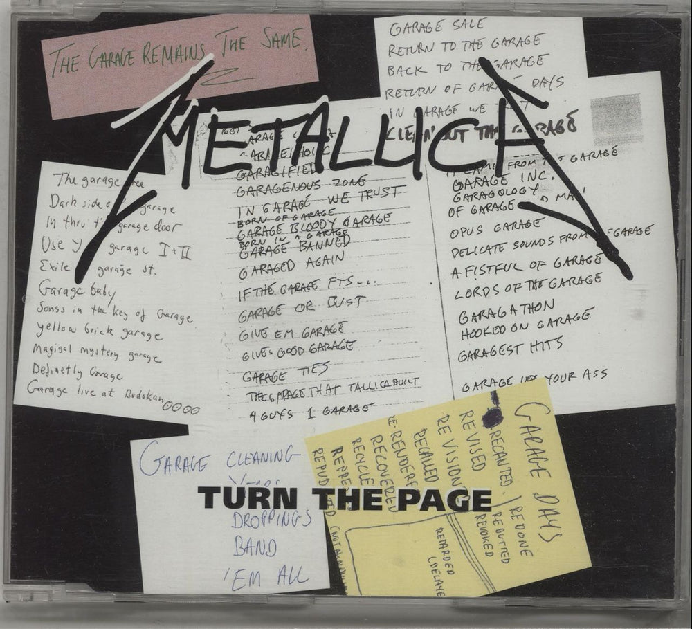 Metallica Turn The Page UK CD single (CD5 / 5") 566591-2