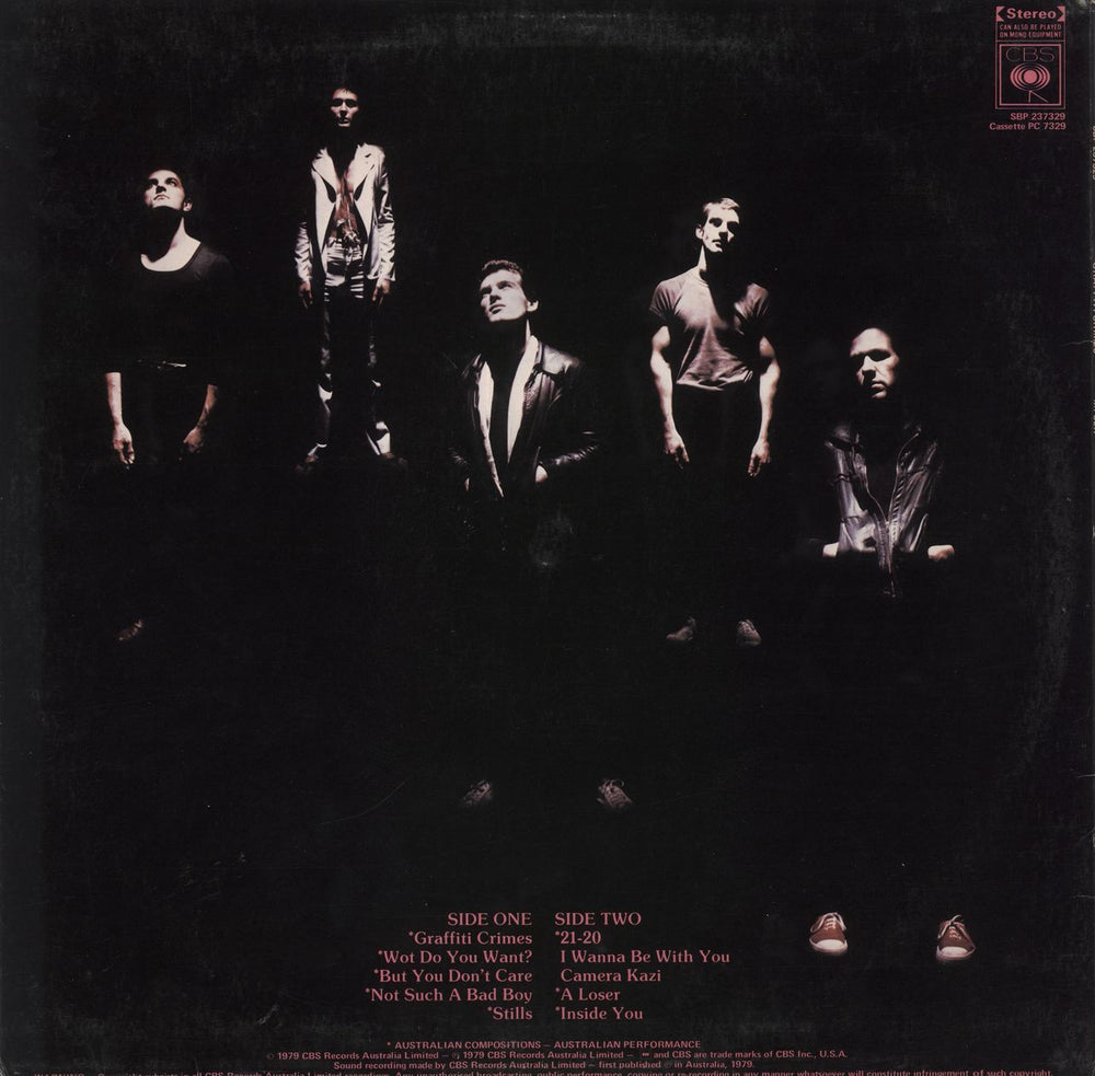Mi-Sex Grafitti Crimes - 1st Australian vinyl LP album (LP record)