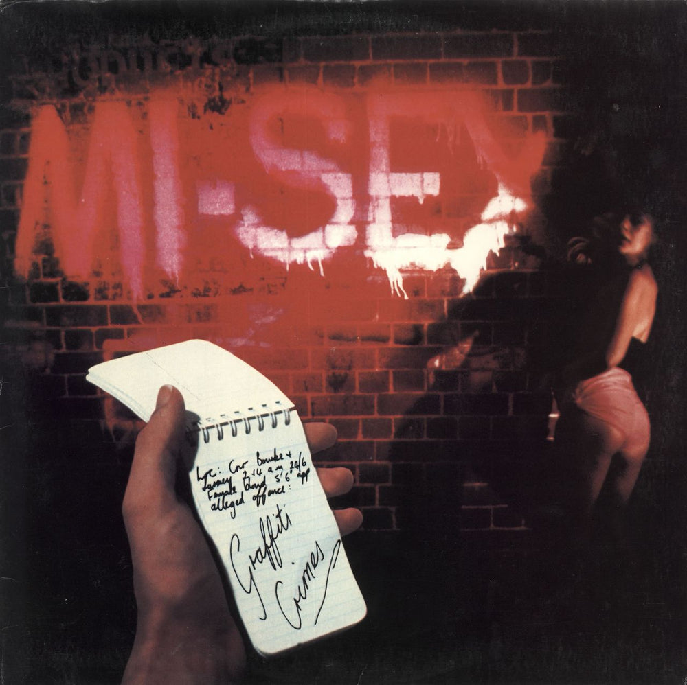 Mi-Sex Grafitti Crimes - 1st Australian vinyl LP album (LP record) SBP237329