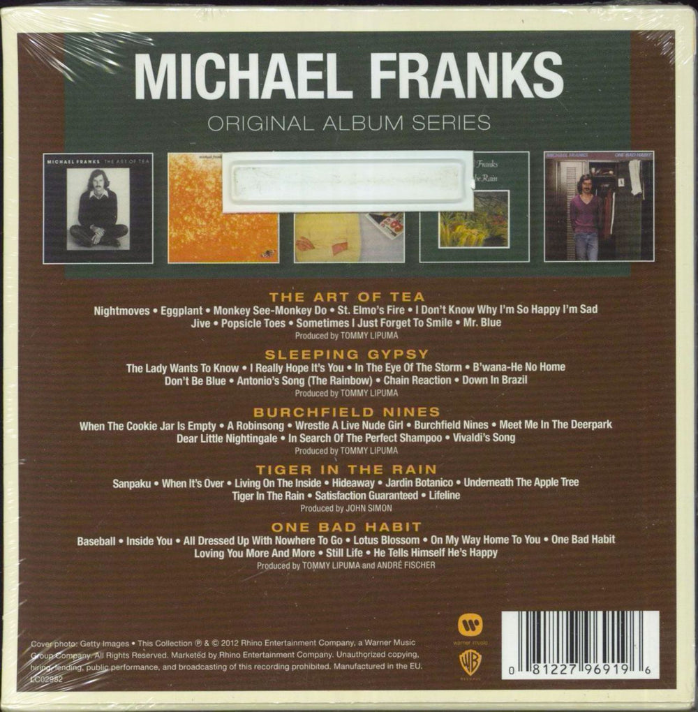 Michael Franks Original Album Series - Sealed UK 5-CD album set