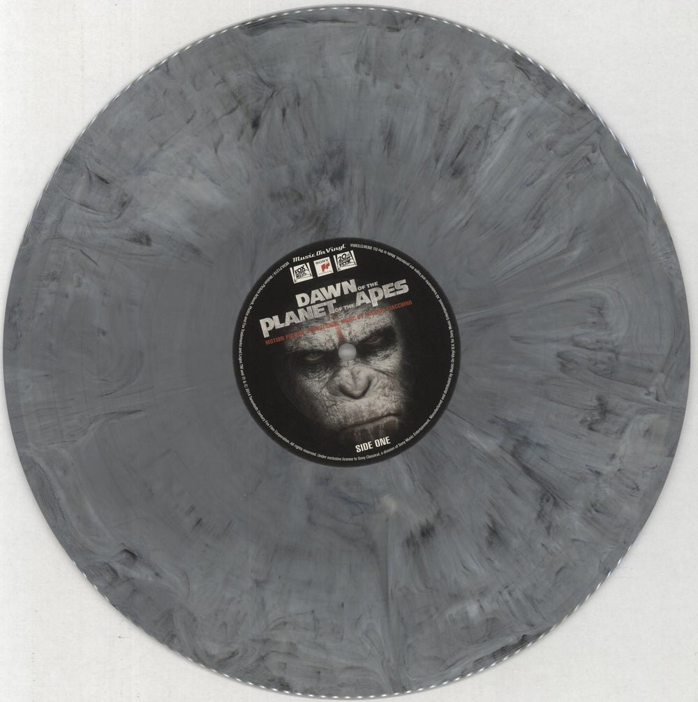 Michael Giacchino Dawn Of The Planet Of The Apes [Motion Picture Soundtrack] - 180g Grey Vinyl UK 2-LP vinyl record set (Double LP Album) 7JI2LDA857076