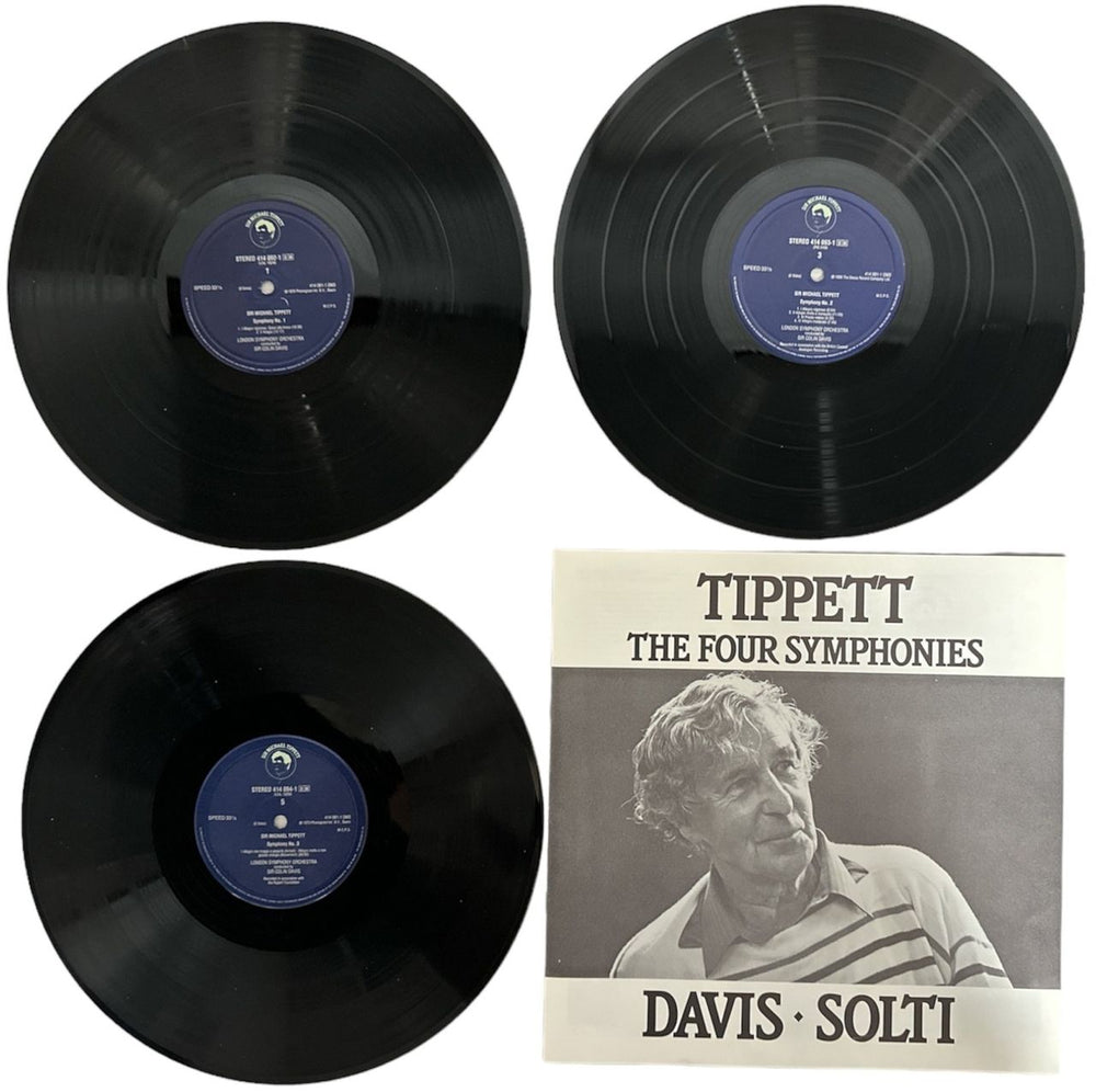 Michael Tippett Tippett: The Four Symphonies UK Vinyl Box Set T92VXTI842183