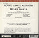 Miles Davis 'Round About Midnight US super audio CD SACD 821797208369