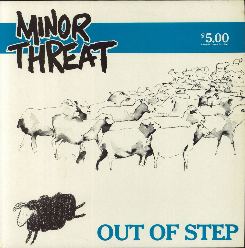 Minor Threat Out Of Step - Green Band Cover French 12" vinyl single (12 inch record / Maxi-single) DISCHORD10