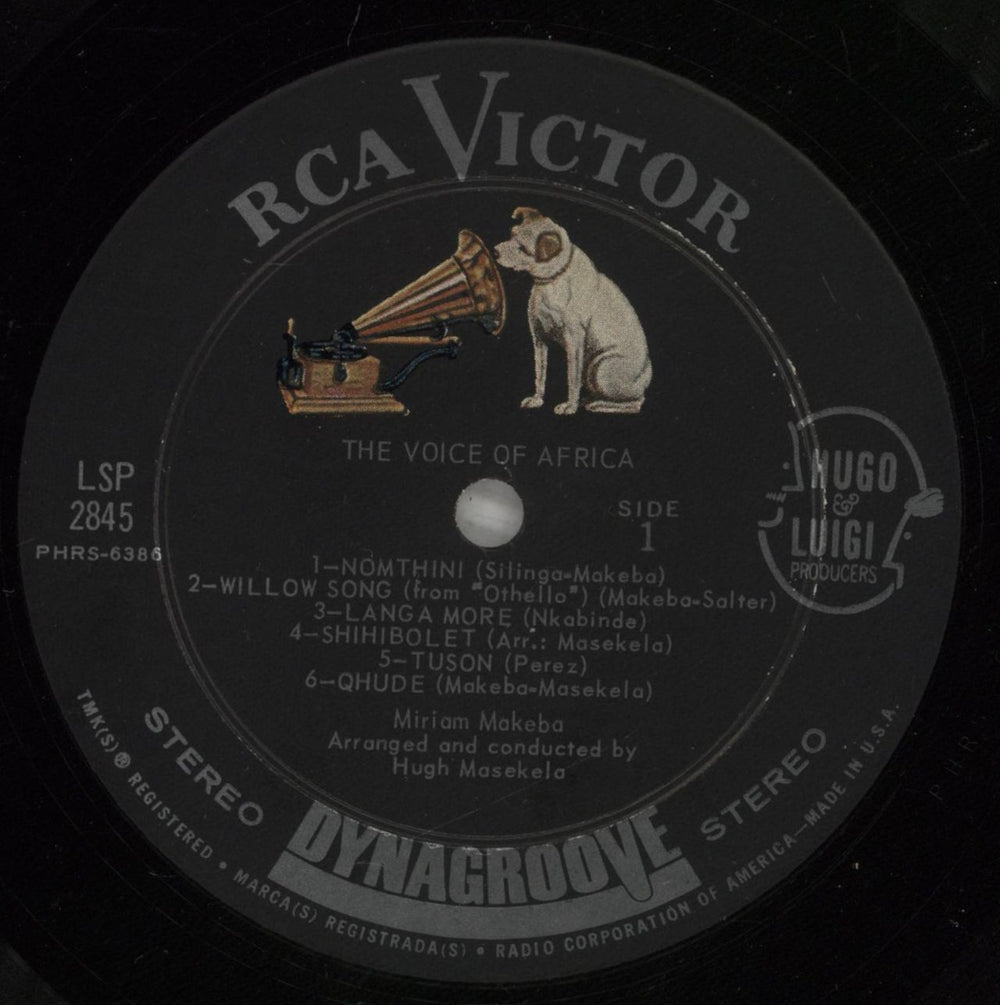 Miriam Makeba The Voice Of Africa US vinyl LP album (LP record) 4MMLPTH876030