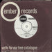 Miss X Christine UK 7" vinyl single (7 inch record / 45) EMBS175
